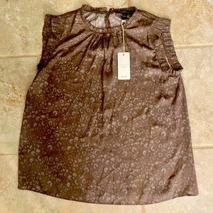 NWT, size small, silky, sleeveless top